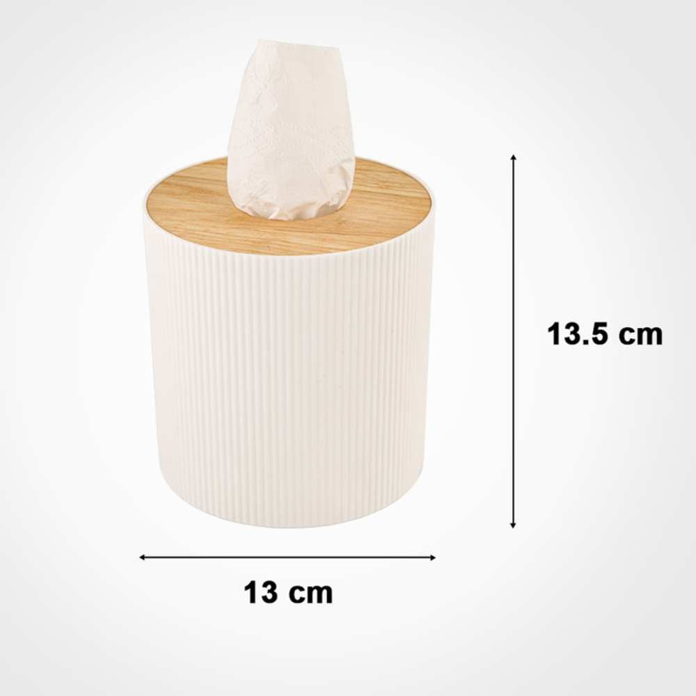 جعبه دستمال کاغذی لیمون مدل استوانه کد 2370 ایرسامارکت