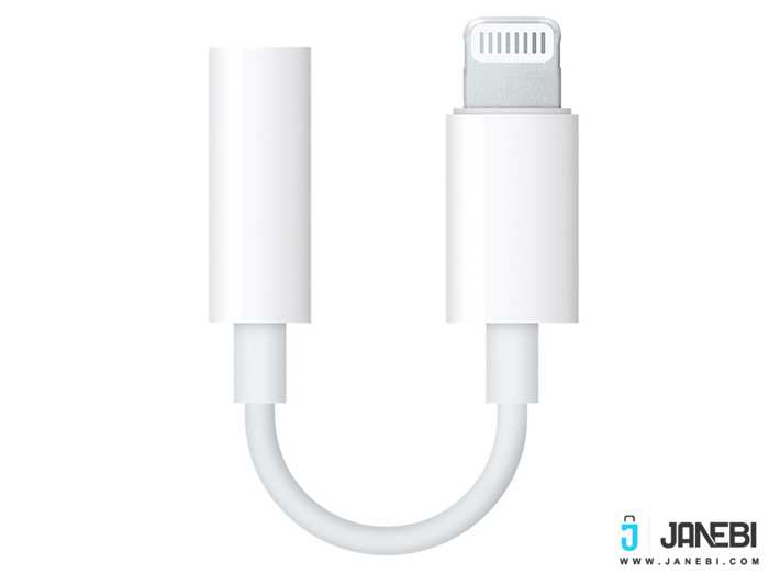 تبدیل اصلی لایتنینگ به aux جک 3.5 میلیمتری اپل Apple Lightning To 3.5mm Headphone Jack Adapter - تصویر 6