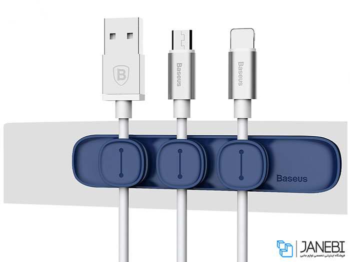 گیره نگهدارنده کابل شارژ بیسوس Baseus Peas Cable Clip ACWDJ-03