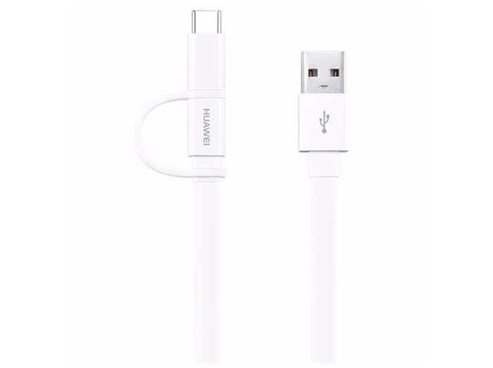 کابل شارژ و انتقال داده دو سر اصلی هواوی Huawei AP55S Micro USB And Type-C Cable - تصویر 3