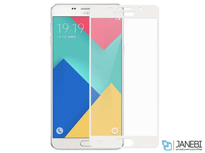 محافظ صفحه نمایش شیشه ای تمام صفحه سامسونگ  Glass Samsung Galaxy A3 2016