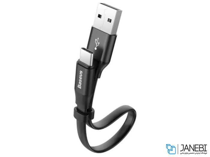 کابل شارژ و انتقال داده تایپ سی بیسوس Baseus Nimble Type C Portable Cable 23cm