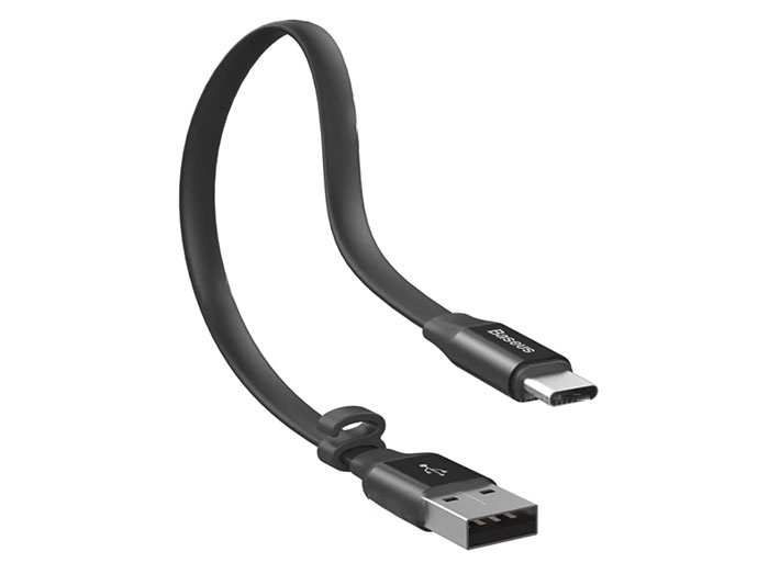 کابل شارژ و انتقال داده تایپ سی بیسوس Baseus Nimble Type C Portable Cable 23cm