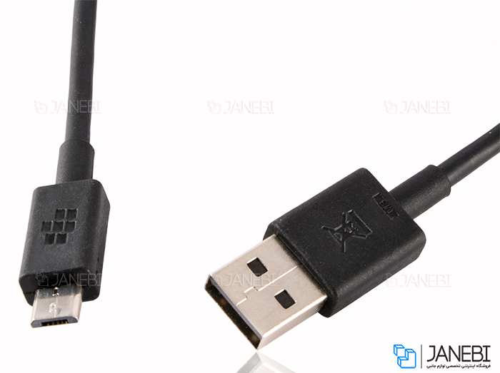 کابل شارژ و انتقال داده میکرو یو اس بی بلک بری BlackBerry Micro USB Cable 1m