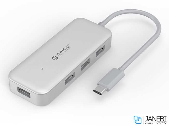هاب تایپ سی 4 پورت اوریکو Orico Type-C to USB3.0-A 4 HUB TC4U-U3