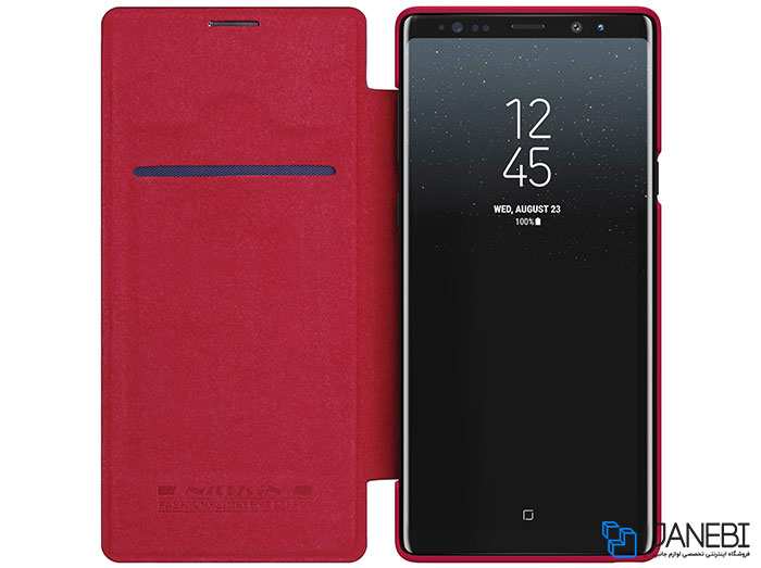 کیف چرمی نیلکین سامسونگ Nillkin Qin Leather Case Samsung Galaxy Note 9