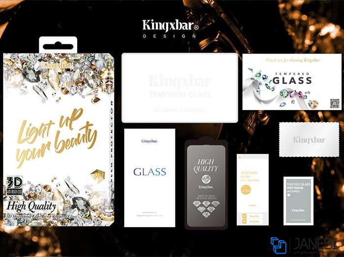 محافظ صفحه نمایش آینه ای آیفون Kingxbar Mirror Glass Apple iPhone XR