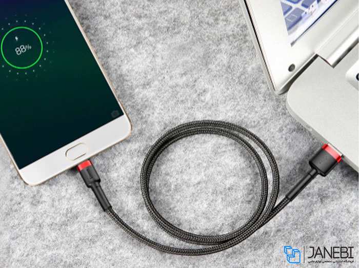 کابل شارژ سریع و انتقال داده میکرو یو اس بی بیسوس Baseus Cafule Micro USB Cable 1m