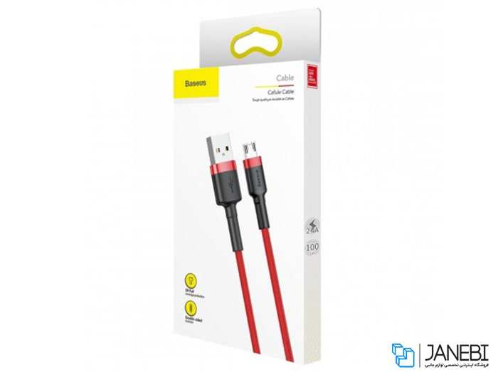 کابل شارژ سریع و انتقال داده میکرو یو اس بی بیسوس Baseus Cafule Micro USB Cable 1m