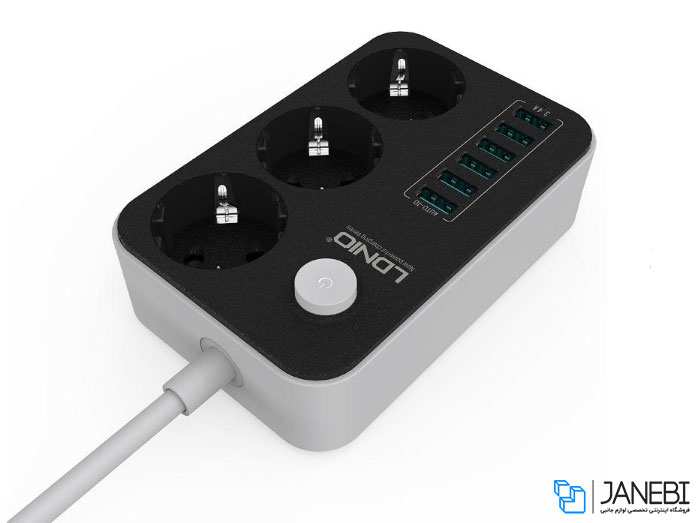 چند راهی 3 سوکت و 6 یو اس بی Ldnio 3Power Socket 6Usb