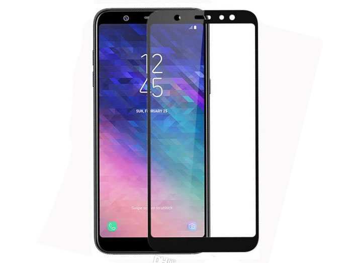 محافظ صفحه نمایش شیشه ای تمام صفحه سامسونگ Glass Samsung Galaxy A6 2018