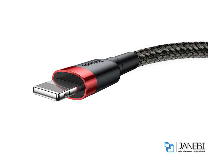 کابل شارژ لایتنینگ بیسوس Baseus Cafule Special Edition Lightning Cable 1m CALKLF-GG1