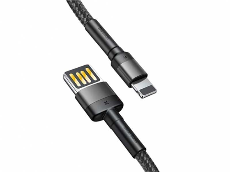 کابل شارژ لایتنینگ بیسوس Baseus Cafule Special Edition Lightning Cable 1m CALKLF-GG1