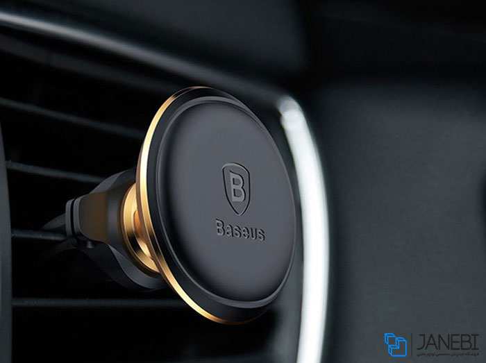 پایه نگهدارنده آهن ربایی داخل خودرو بیسوس SUGX-A01 همراه نگهدارنده کابل