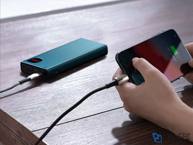 پاور بانک فست شارژ ۲۰۰۰۰ بیسوس Baseus Adaman Metal Digital Display 20000mAh