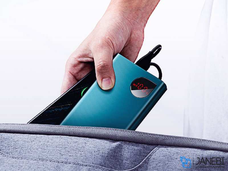 پاور بانک فست شارژ ۲۰۰۰۰ بیسوس Baseus Adaman Metal Digital Display 20000mAh