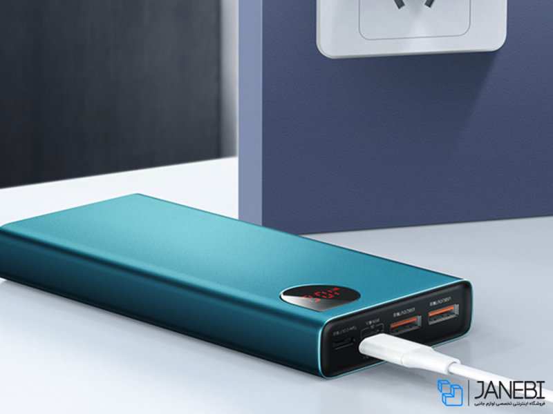 پاور بانک فست شارژ ۲۰۰۰۰ بیسوس Baseus Adaman Metal Digital Display 20000mAh