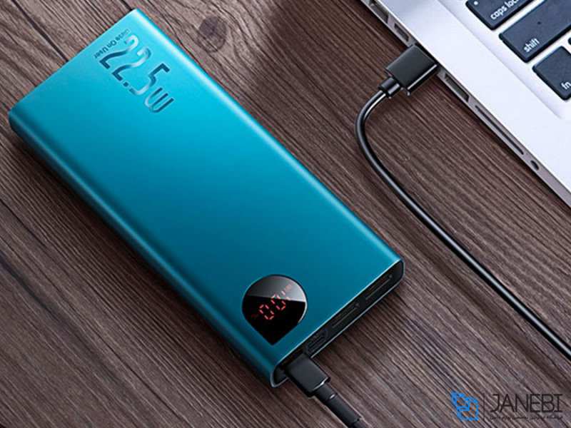 پاور بانک فست شارژ ۲۰۰۰۰ بیسوس Baseus Adaman Metal Digital Display 20000mAh