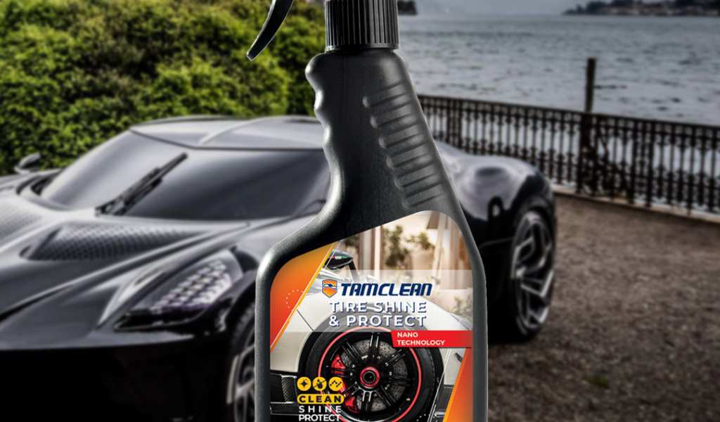 اسپری تمیز و براق کننده لاستیک تام کلین Tam clean Professional Tire Cleaner