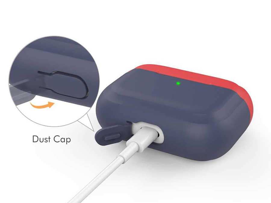 کاور سیلیکونی دو درب ایرپاد پرو AHAStyle Silicone Two Toned Case Airpods Pro