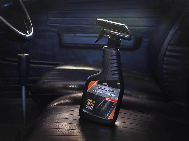 اسپری تمیزکننده چرم خودرو تام کلین Tam Clean TC-480BLP Leather Polish