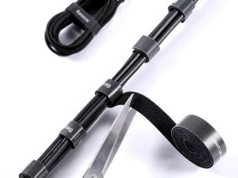 بند چسبی نظم دهنده کابل به طول یک متر بیسوس ACMGT-E01