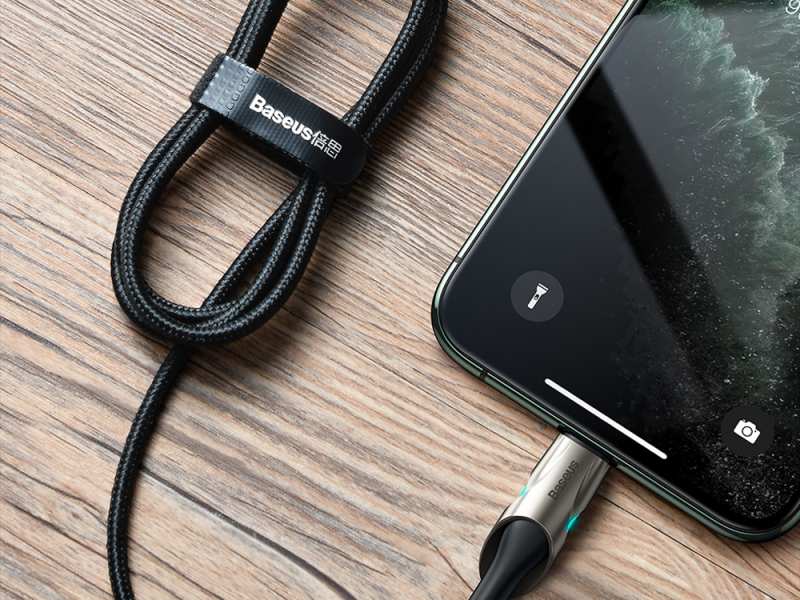 کابل شارژ سریع تایپ سی به لایتنینگ بیسوس Baseus Fish Eye Type-C to Lightning Cable 1M