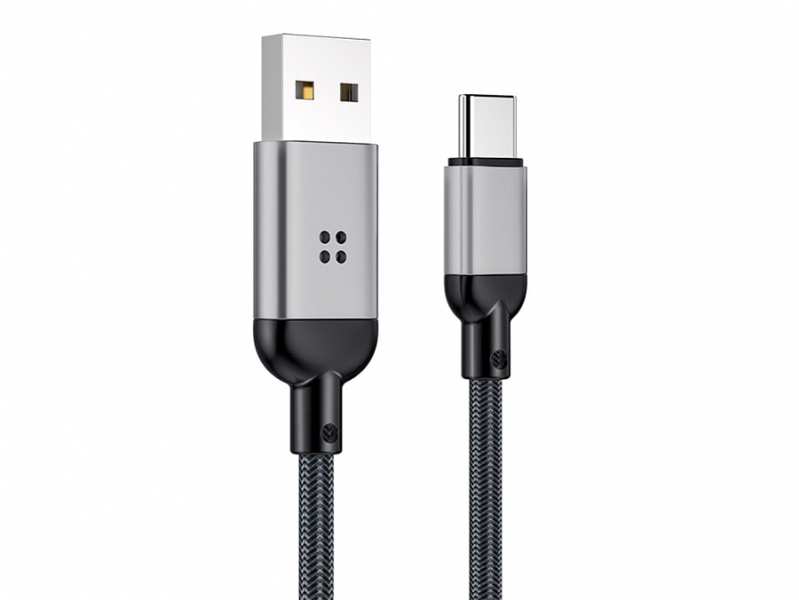 کابل تایپ سی رقص نور راک Rock R6 Type-C Cable 1M RCB0761