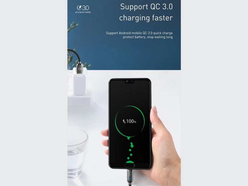 کابل هوشمند شارژ سریع و انتقال داده تایپ سی مک دودو Mcdodo CA-619 Auto Disconnect Type-C 1M