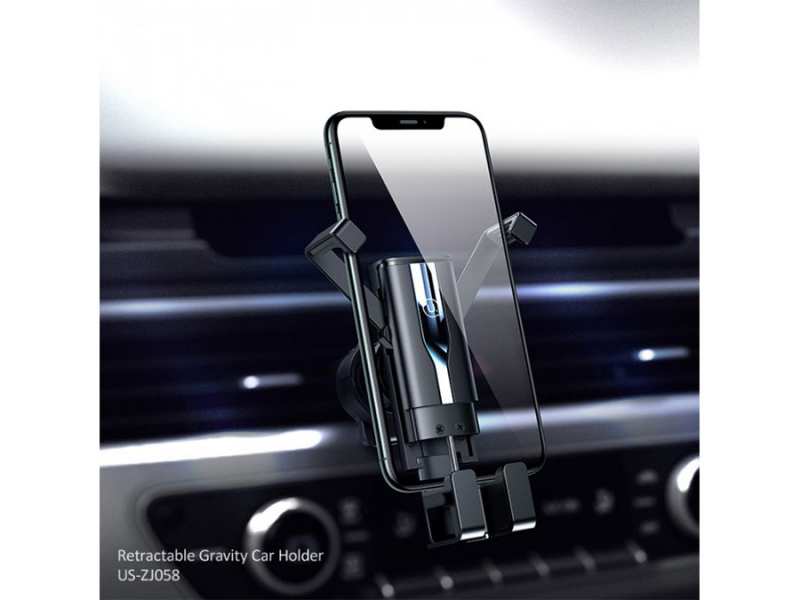 پایه نگهدارنده گوشی یوسامز Usams US-ZJ058 Retractable Gravity Car Holder