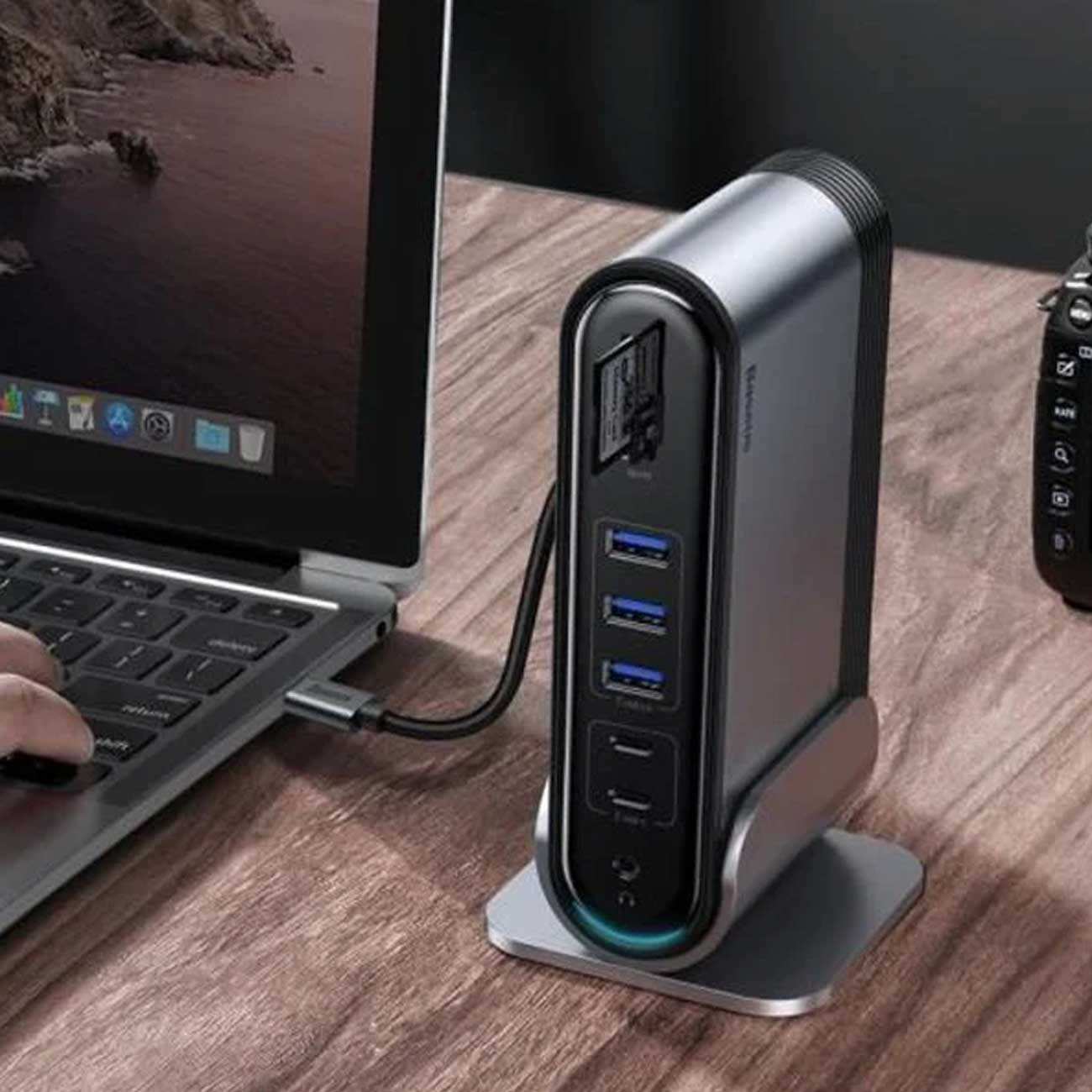 هاب 17 پورت تایپ سی بیسوس HUB003 CAHUB-DG0G