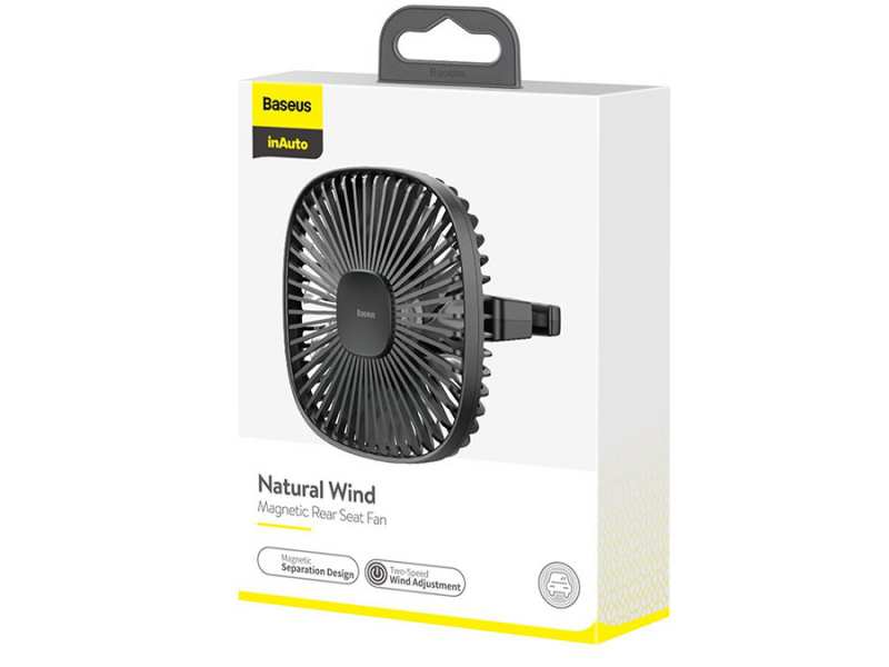 پنکه داخل خودرو بیسوس Baseus Natural Wind Magnetic Rear Seat Fan