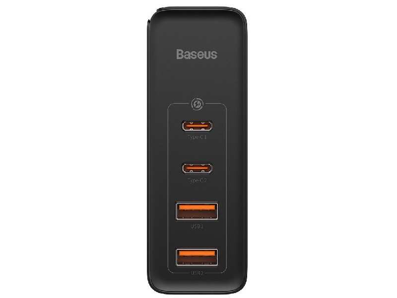 شارژر دیواری سوپر فست شارژ 100 وات بیسوس Baseus CCGAN100UE GaN2 Pro Quick Powerbank Charger