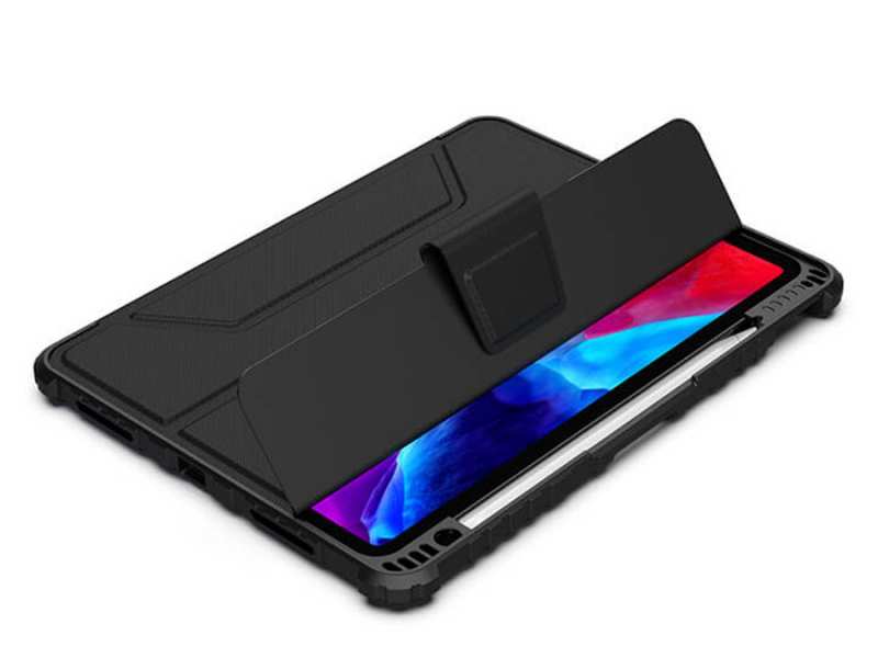 کیف بامپردار آیپد نیلکین Nillkin Apple iPad Pro 11 2020/2021/2022/ipad air 11 2024/10.9 2020/Air 4/Air 5 Bumper Pro Leather Case pro