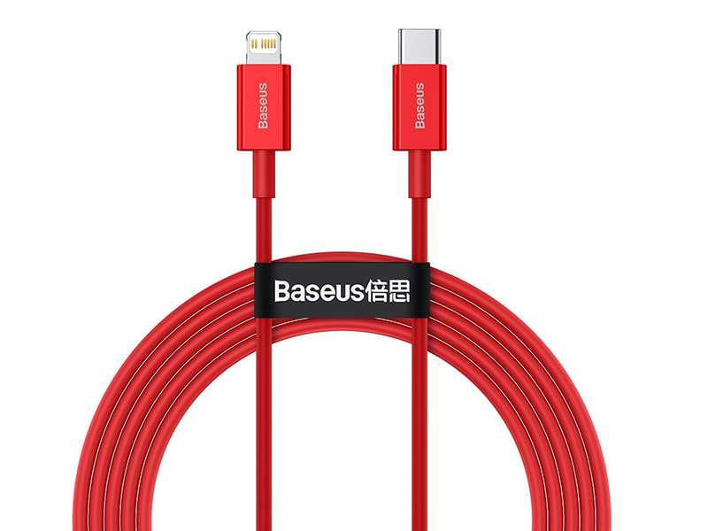 کابل شارژ سریع تایپ سی به لایتنینگ بیسوس Baseus Superior Series Type-C to iP PD 20W Fast Charging 2m - تصویر 11
