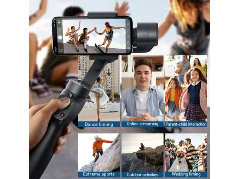 گیم بال سه محوره بلوتوثی بیسوس Baseus Handheld Gimbal Stabilizer