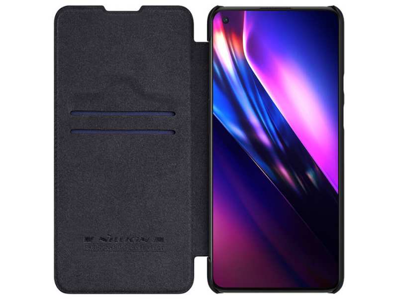 کیف چرمی نیلکین وان پلاس Nillkin Qin Leather Case OnePlus 9 (Asia Pacific version IN/CN)