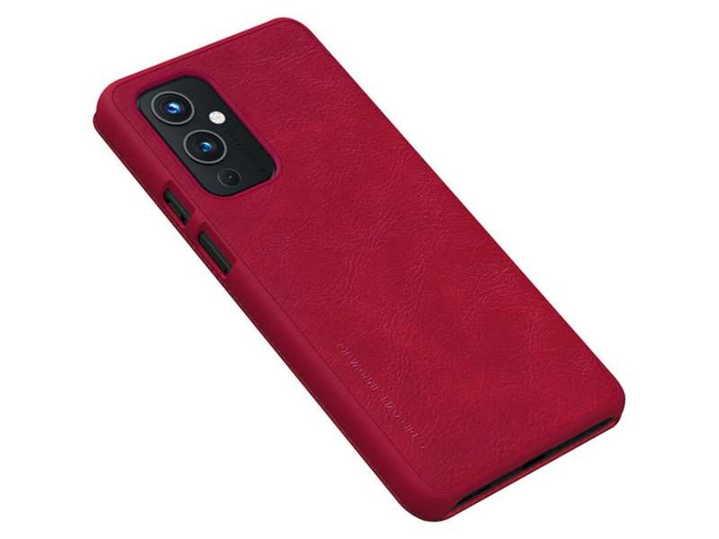 کیف چرمی نیلکین وان پلاس Nillkin Qin Leather Case OnePlus 9 (Asia Pacific version IN/CN)