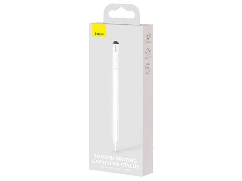 قلم لمسی استایلوس آیپد بیسوس Baseus Smooth Writing Capacitive Stylus Active+Passive Version SXBC060302