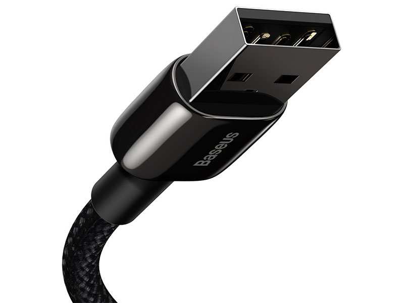 کابل شارژ سریع لایتنینگ بیسوس Baseus Tungsten Gold Fast Charging Data Cable 1m CALWJ-01