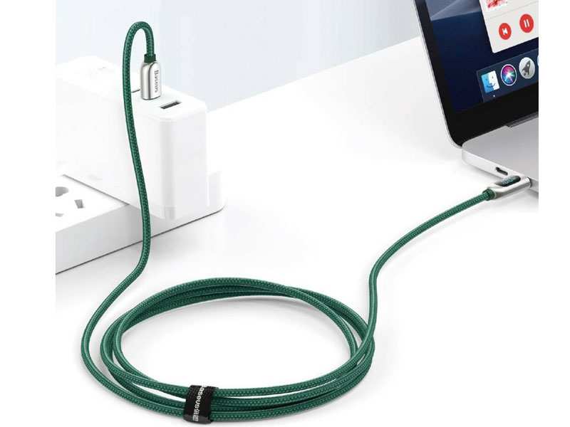 کابل شارژ سریع دوسر تایپ سی 100 وات بیسوس Baseus Display Fast Charging Data Cable 1m CATSK-B01 100w