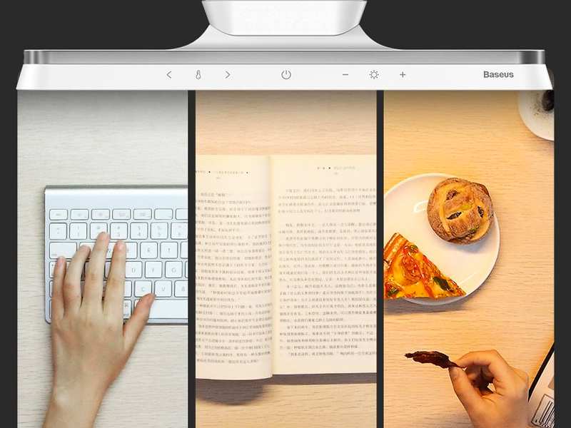 چراغ مطالعه شارژی مگنتی بیسوس Baseus Magnetic Stepless Dimming Charging Desk Lamp Pro DGXC-02