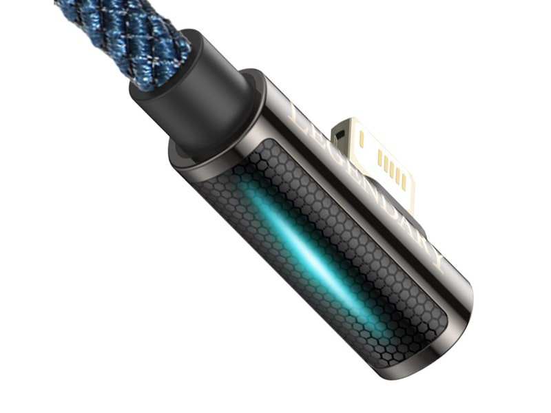 کابل شارژ و انتقال داده لایتنینگ بیسوس Baseus Legend Elbow iP Cable 1m 2.4A CALCS-01