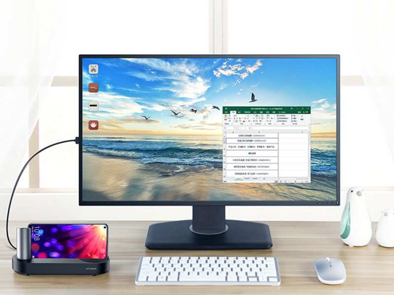داک شارژ تایپ سی چند کاره راک Rock Cloud-on Type-C Docking Station RCB0652