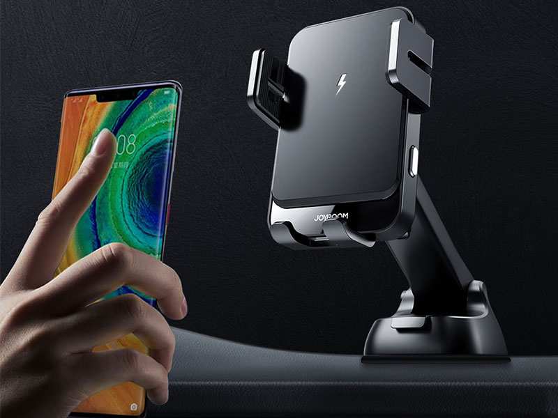 پایه نگهدارنده و شارژ وایرلس جویروم Joyroom Wireless Charging Car Holder JR-ZS219