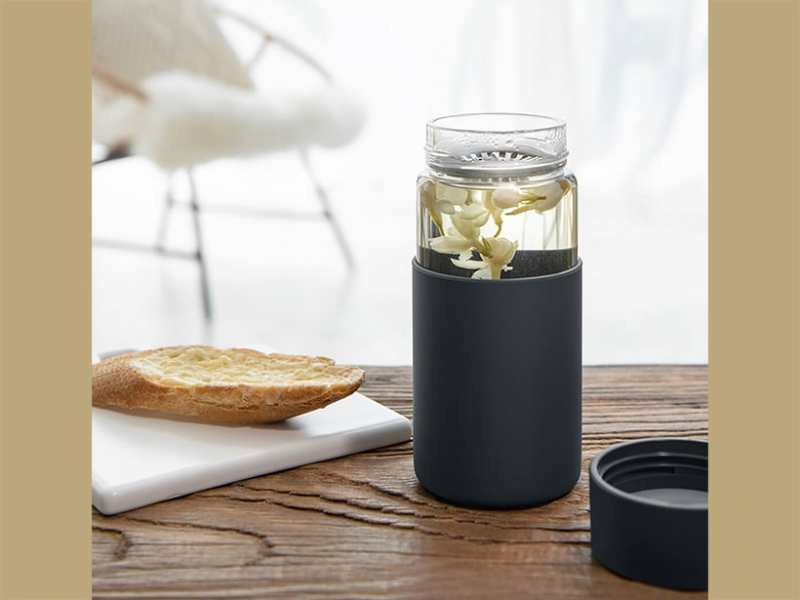 بطری شیشه ای قابل حمل شیائومی Xiaomi Youpin Fun Home Portable Glass Bottle Capacity 350ml