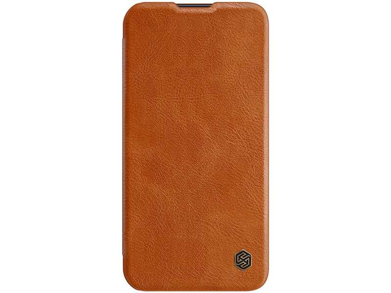 کیف چرمی نیلکین آیفون 13 پرومکس Nillkin Qin Leather Case iPhone 13 Pro Max