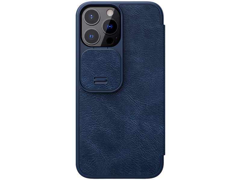 کیف چرمی نیلکین آیفون 13 پرومکس Nillkin Qin Leather Case iPhone 13 Pro Max