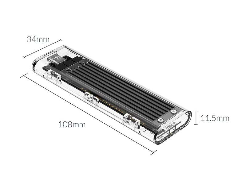 باکس هارد اس اس دی اوریکو TCM2F-C3-BK-BP