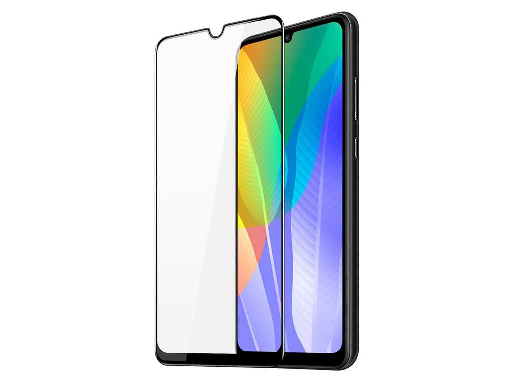 گلس و محافظ تمام صفحه Mletubl Full Glass For Huawei Y6P/Honor 9A - تصویر 3
